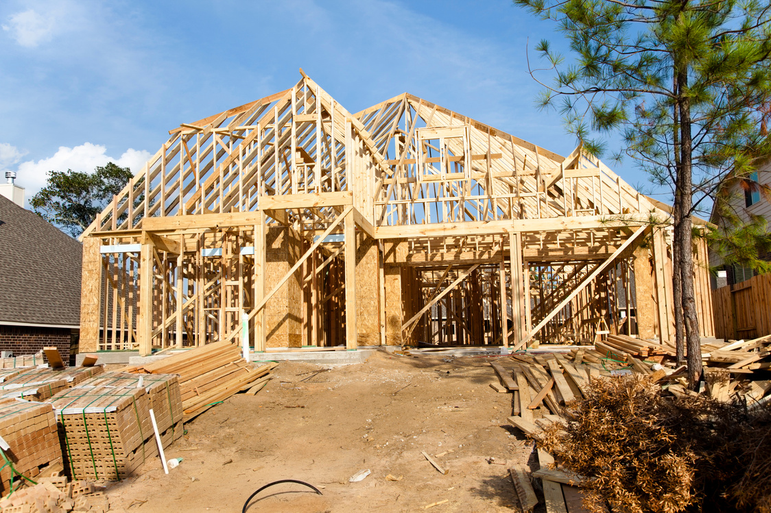 New Home construction in growing subdivision